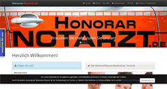 Desktop Screenshot of honorarnotarzt.de